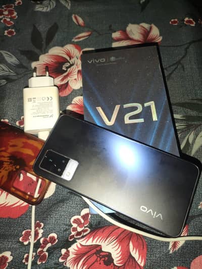 vivo v21 8gb 128g complete box never open repair one had use