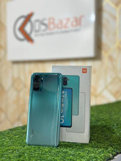 Redmi Note 10 4gb Ram 128gb Storage Dual Sim With Box & Charger