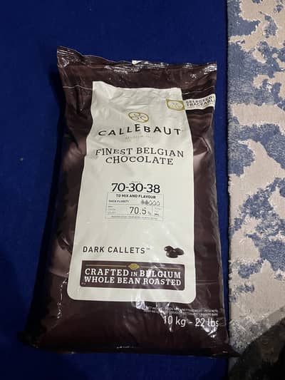Callebaut Belgian Dark Chocolate 70.5% – 10kg Original Imported