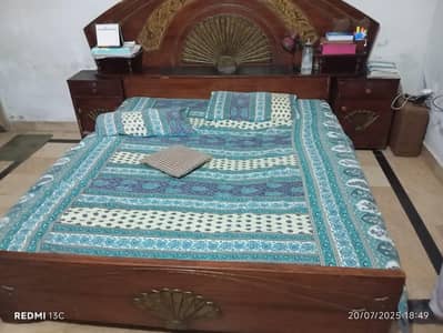 wooden bed  for sale