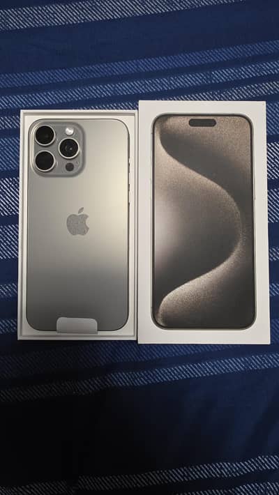 Iphone 15 pro max 256GB Non PTA Mint condition Scratchless