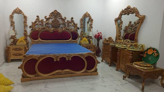 King Size Bed Set Without Mattress