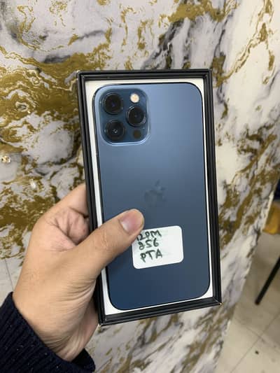 iPhone 12 Pro Max PTA Approved 10/10 condition 90+ Health 256Gb Box