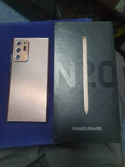 SAMSUNG NOTE 20 ULTRA 5G WITH FULL BOX price 105000