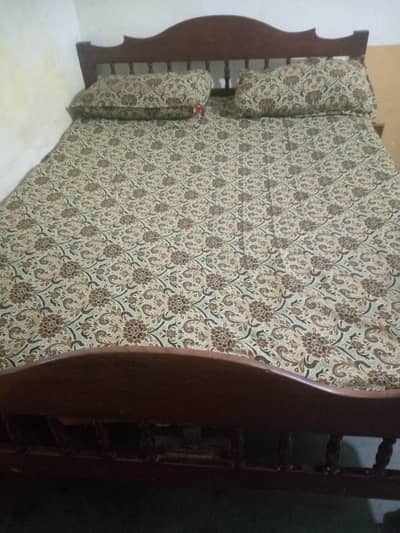 double bed  with  master foam mattress