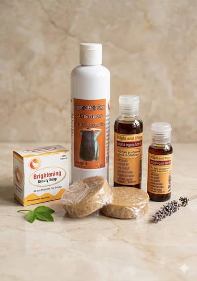 Organic Glow -Natural Handmade Soap,Shampoo & Hair Oil