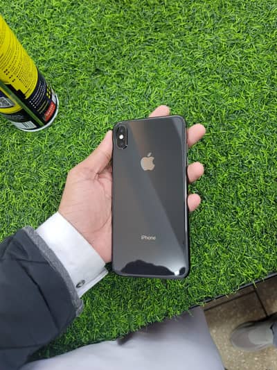 iphone xs Max 256gb JV  battery original health 77% good backup