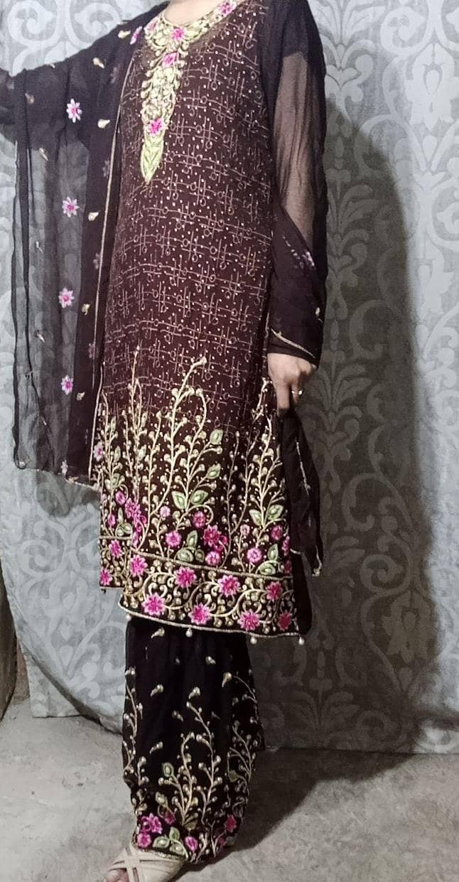 شرارا لانگ شرٹ کے ساتھ 2