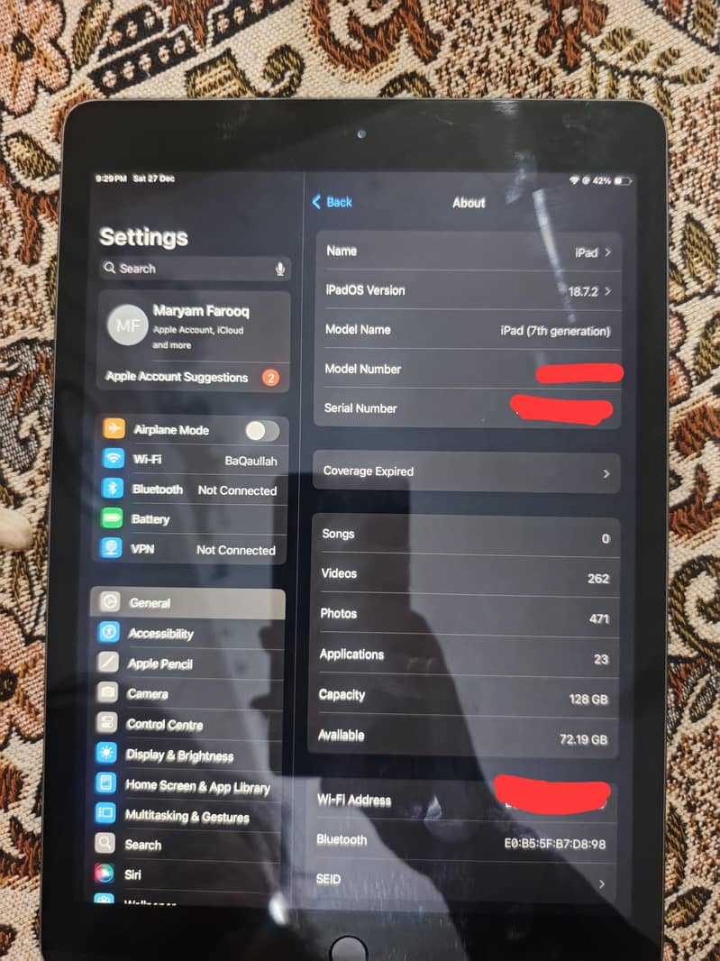 Ipad 7th Generation Genuine 5