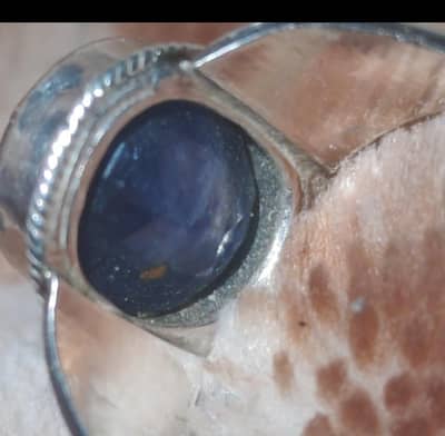 Natural Blue Sapphire Ring with Lab Certificate 100% original