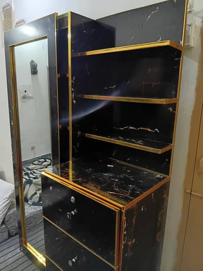 dressing table with mirror