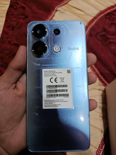 Redmi note 13 256 GB Complete Saman jisko chahiye wo rabta kare