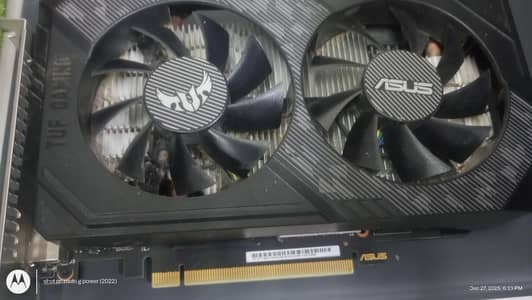 ASUS TUF GTX 1660 Super 6gb  ddr6