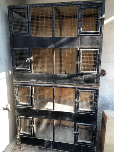 Wooden cage 4 portion