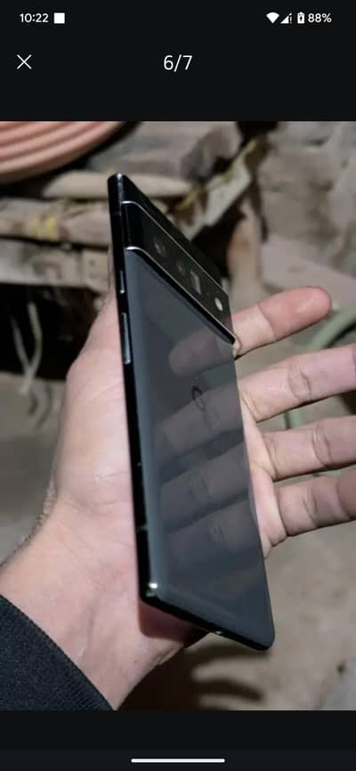 Google pixel 6 pro dot front minor break back b exchange possible