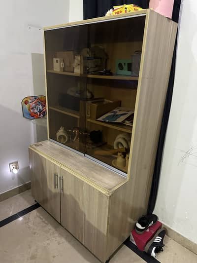 Showcase for sale/ multipurpose showcase cabinet bartan almari