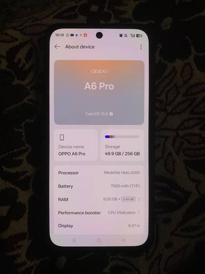 OPPO A6 PRO 8+8GB and 256GB for sale