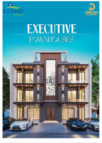 5 Marla Townhouses (Ground, First, and Second Floors) Etihad town Lahore Phase 2 on installment