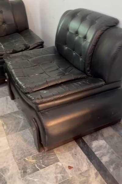 Solid Sheesham Wood 5 Seater Sofa - Heavy & Durable Quality