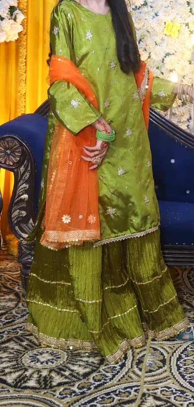 Mehndi Dresses  Same outfit 2 Dresses