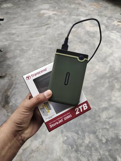 Transcend 2000gb (2TB) Portable USB  Hard Drive