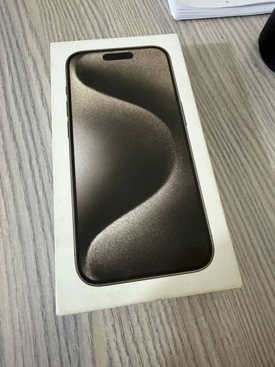Iphone 15 pro 256 GB non-PTA Natural Titanium