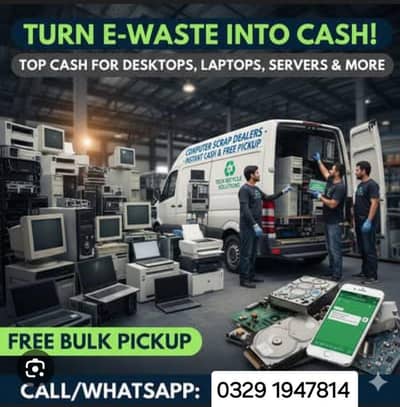 Old Dead Scrap Computer LCD Server IT Switch Buyer With Good Prices