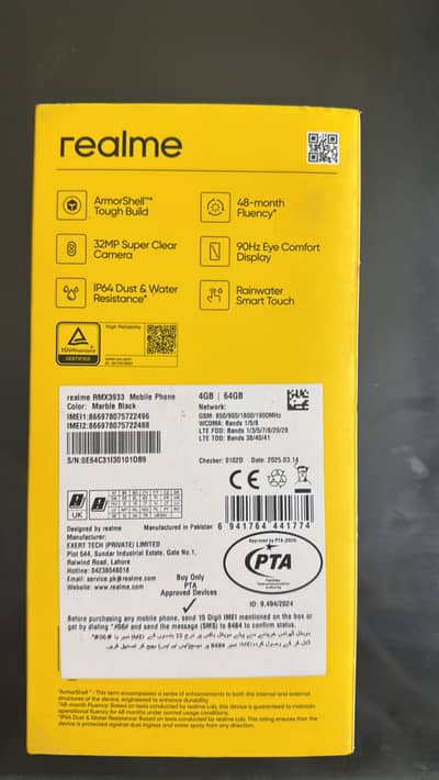 New real me box phone . Just like new bought 2 month ago