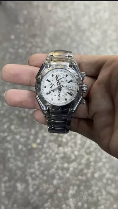 Pulsar By Seiko Men’s Alarm Chronograph Stainless Steel Bracelet