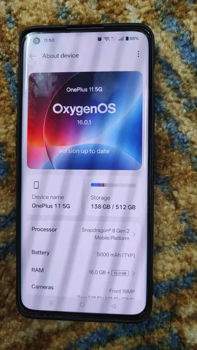 One Plus 11 16/256 Non PTA