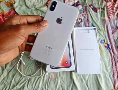 iphone X 256 GB full box WhatsApp No 03141372694