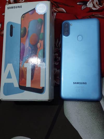 Samsung A11 2+32 Full box10/10 Lash condition