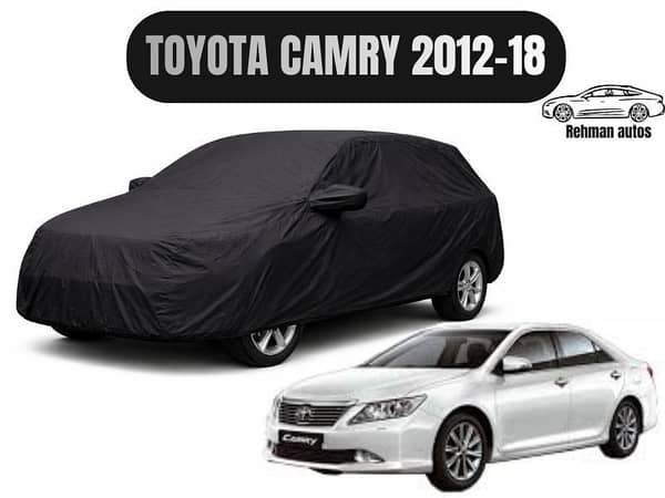Toyota Camry (2012–2018) Double Layer Car Top Cover | Heavy Duty Dust, Sun & Rain Protection | Perfect Fit