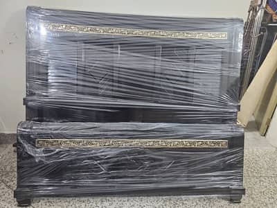 king size bed with deressing table and side table