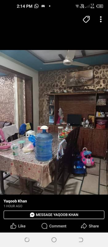 House for rent 10 Marla double story double unit slightly used