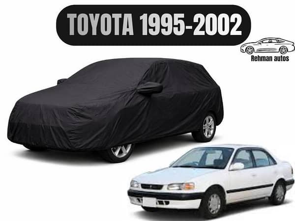 Toyota Corolla (1995–2002) Single Layer Car Top Cover | Dust & Sun Protection | Lightweight & Easy Fit