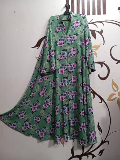 Noora Silqah Printed Abaya