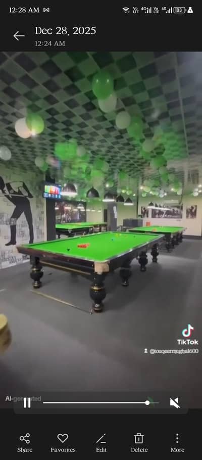 SNOOKER CLUB for sale