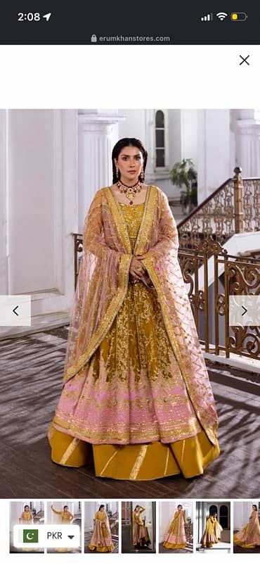 Brand New Mehndi Dress in Small size