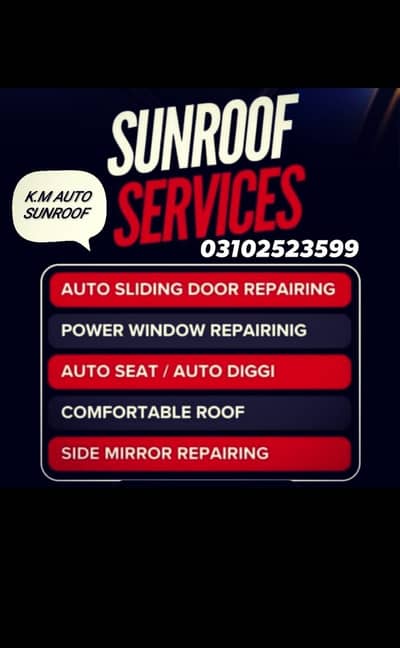 sunroof repairing