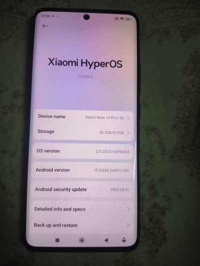 Redmi Note 14 pro Plus 5g