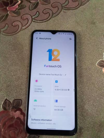 Vivo y21 4gb ram 64gb memory