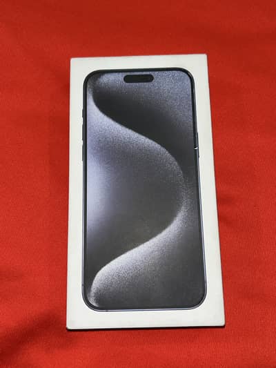 iphone 15 pro max (factory unlock) box pack