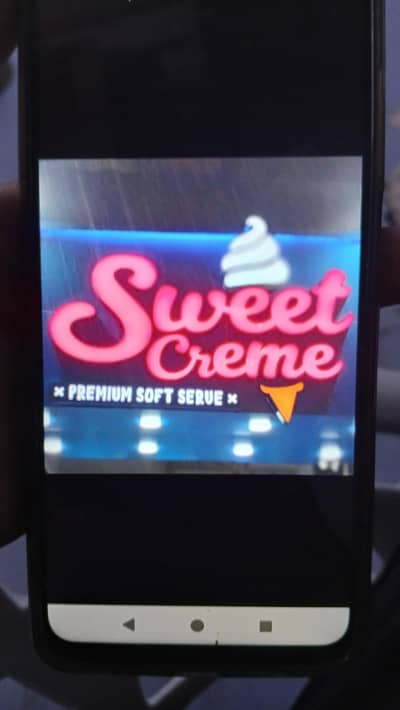 Sweet creme Ice creme polar