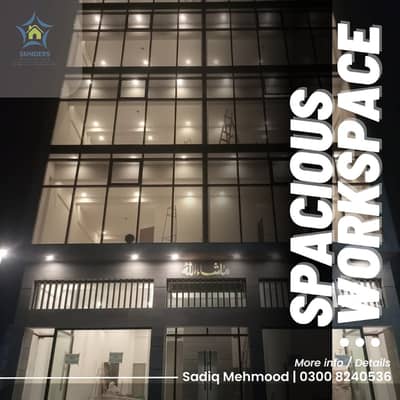 Brand New, Premium 1000 Sqft Commercial Space for Rent in DHA Phase 8, Al Murtaza Com