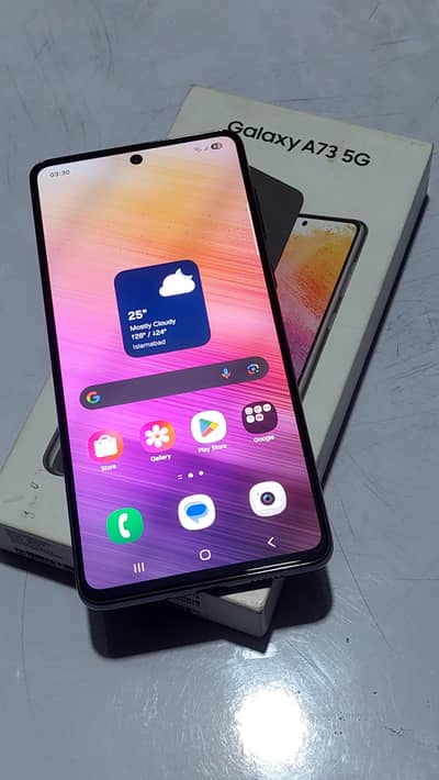 samsung a73-5G-8/256gb - 10/9.5