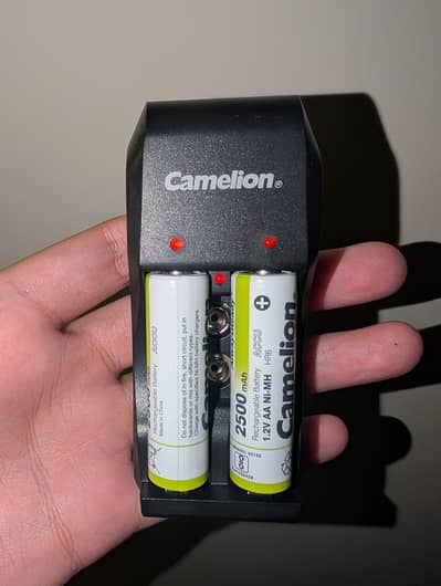 CAMELION ORIGINAL BATTERY 2AA AND CHARGER BC 1091