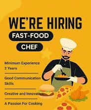 Need fast food cheif