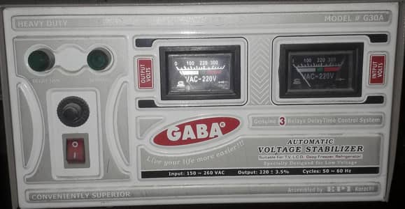 GABA National Stabilizer 3000 Watts
