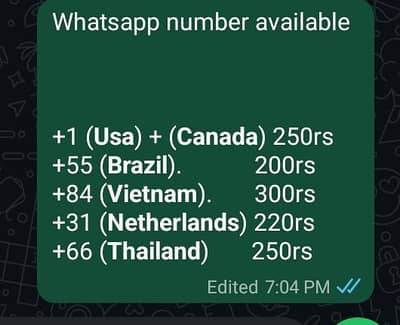 if you want any whtsapp number contact with me